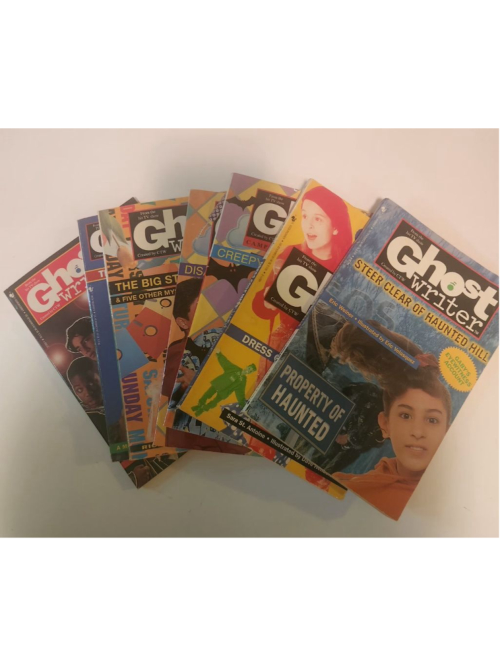 Vintage 90s Ghost Writer TV Show Book Lot, 7 Books Total, Excellent Condition